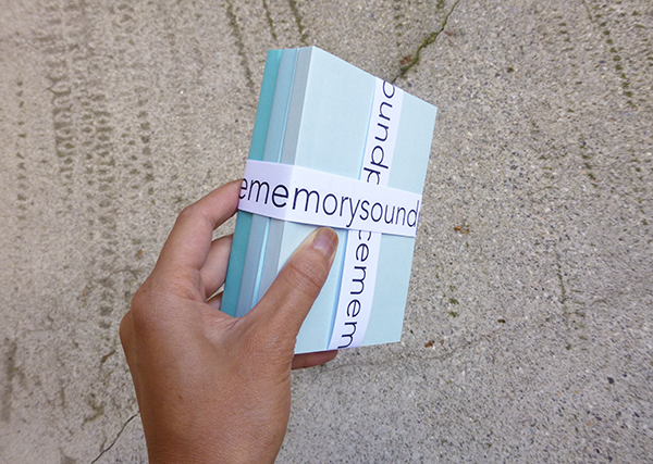 Sound Place Memory editioned artist book